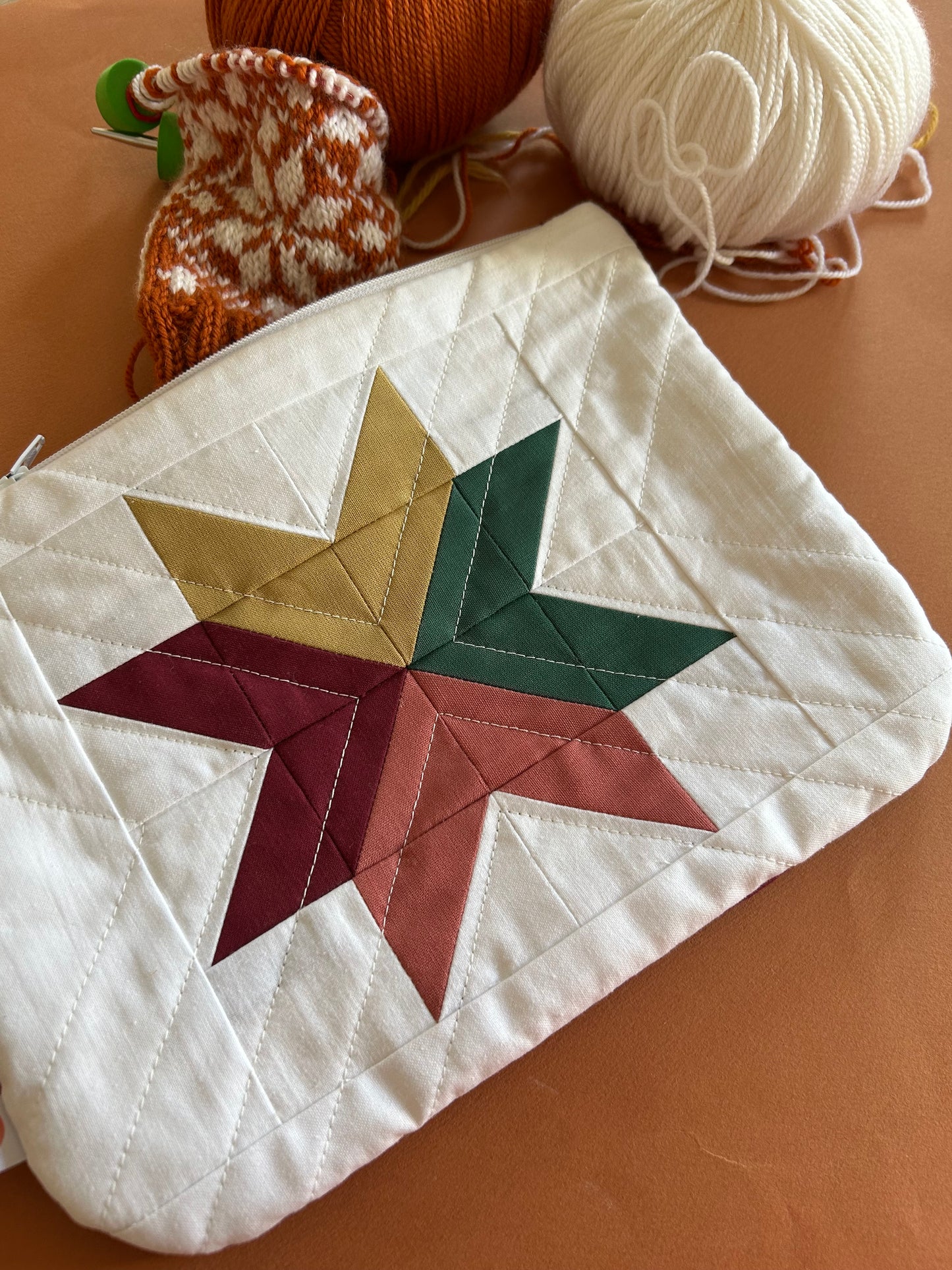 Kit Chaussette ou trousse de noël étoile : 2 tutos / 1 projet