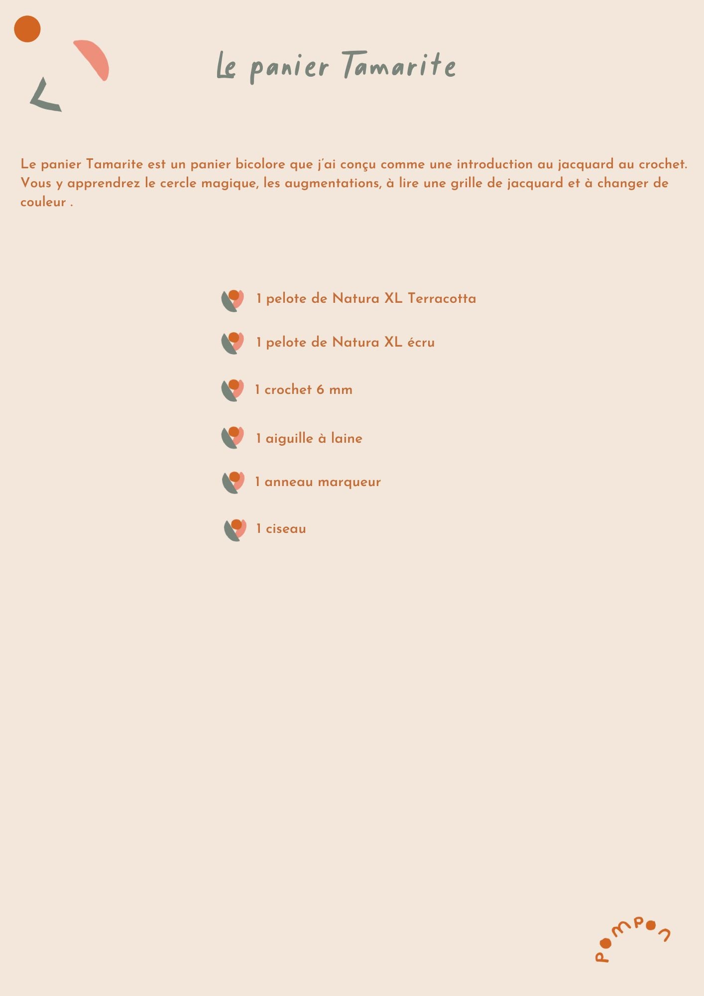 Tutoriel du panier Tamarite