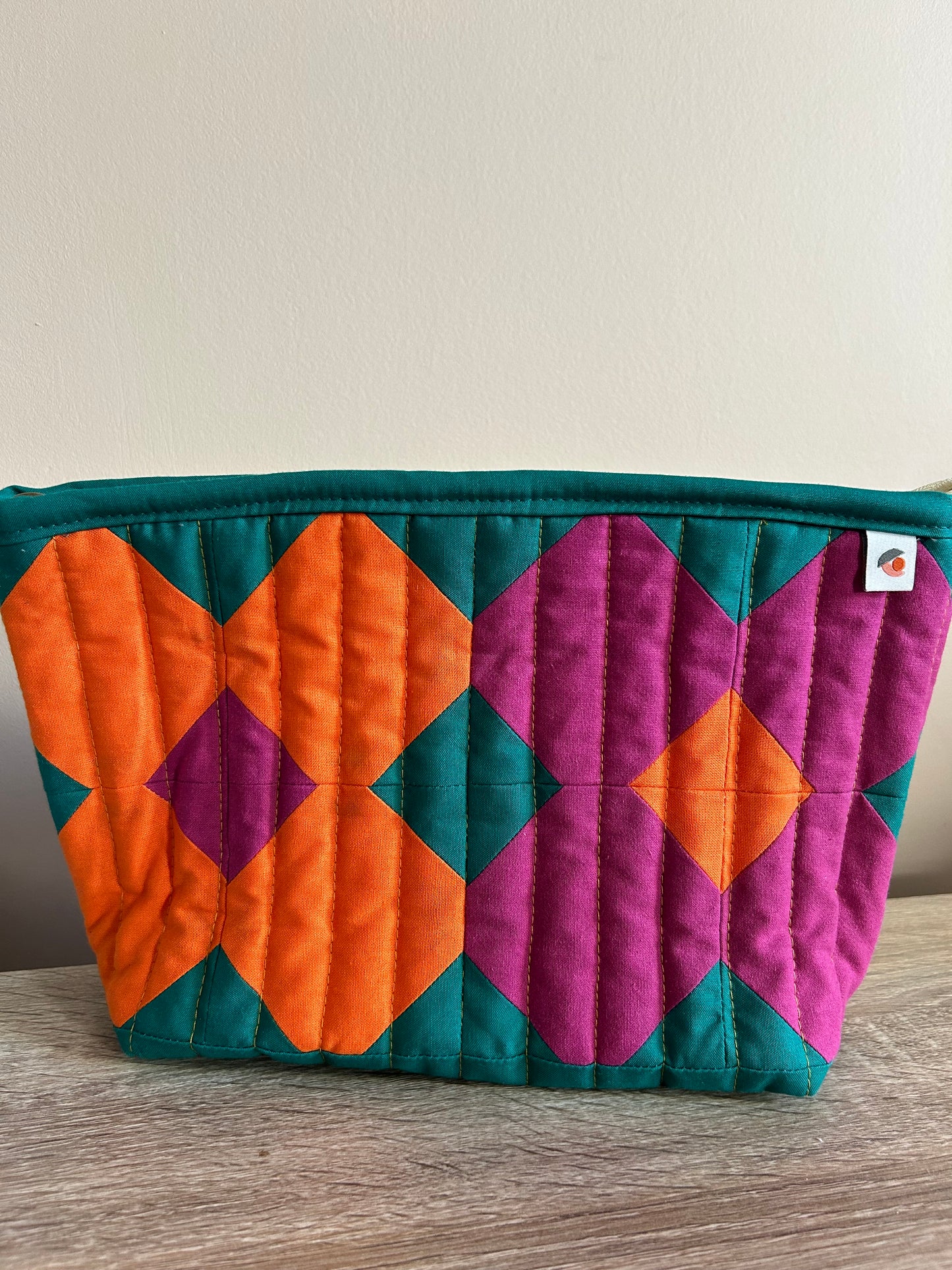 Kit de quilt moderne - La flower pouch