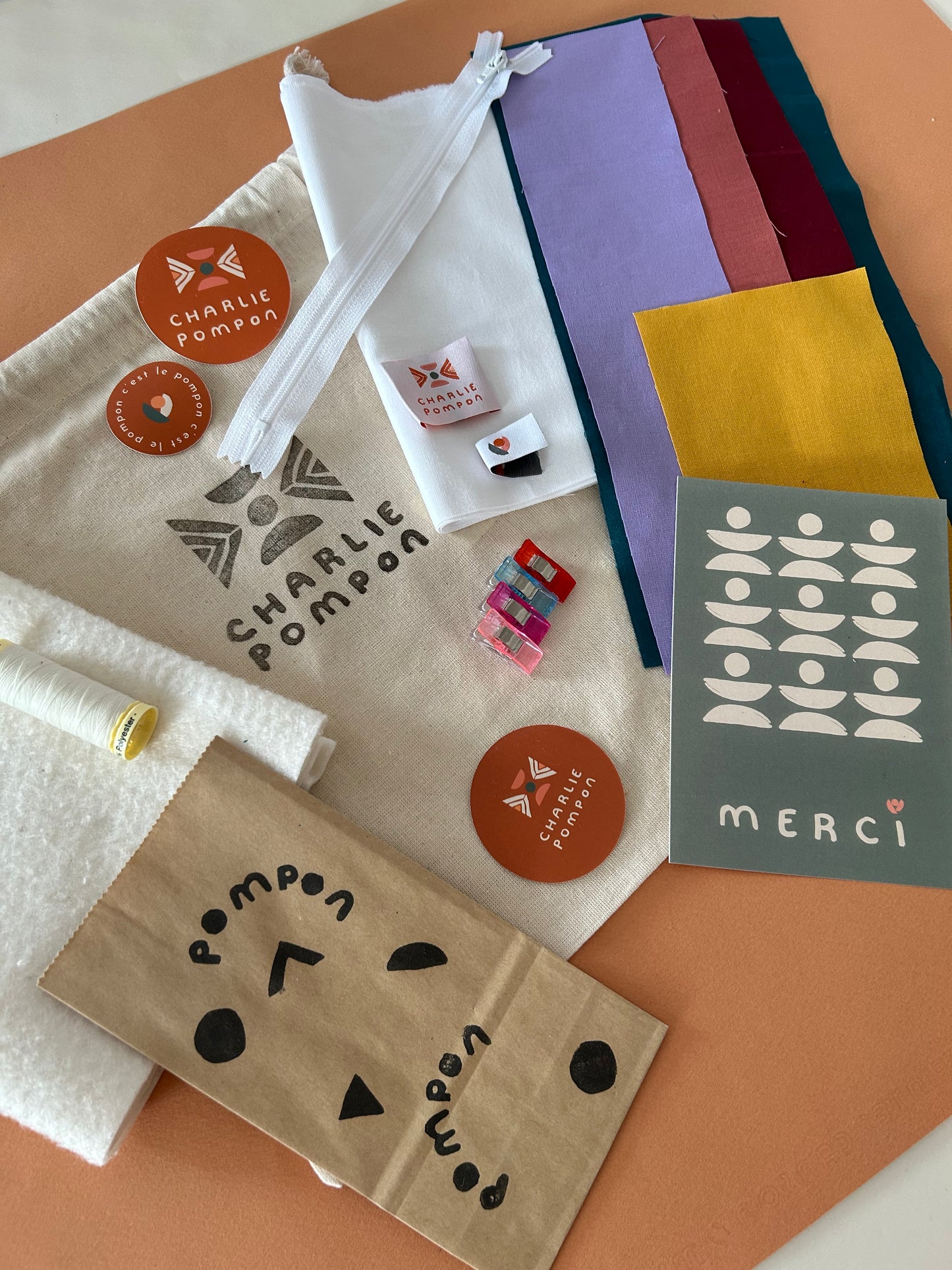 Kit de quilt moderne - Trousse California
