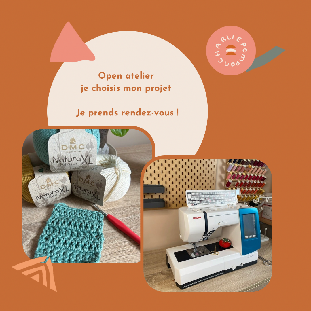 Open atelier - je choisis mon projet sur rendez-vous (minimum 2h)