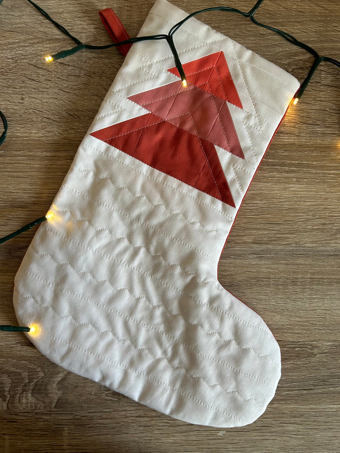Kit Chaussette de noël sapin ou trousse moderne : 2 tutos / 1 projet