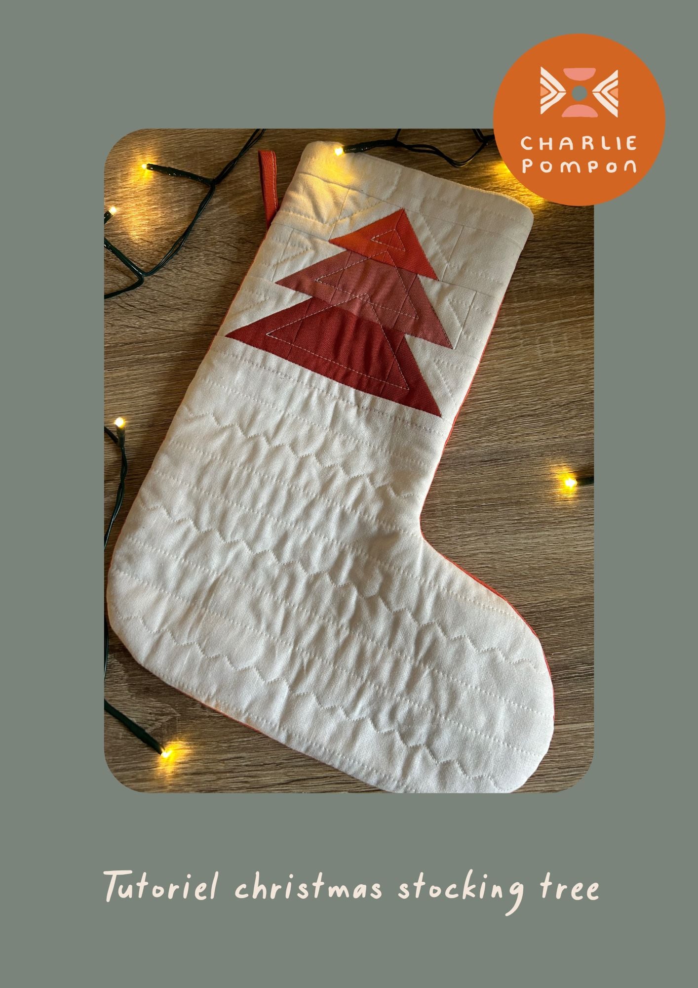 Tuto Chaussette de noël sapin