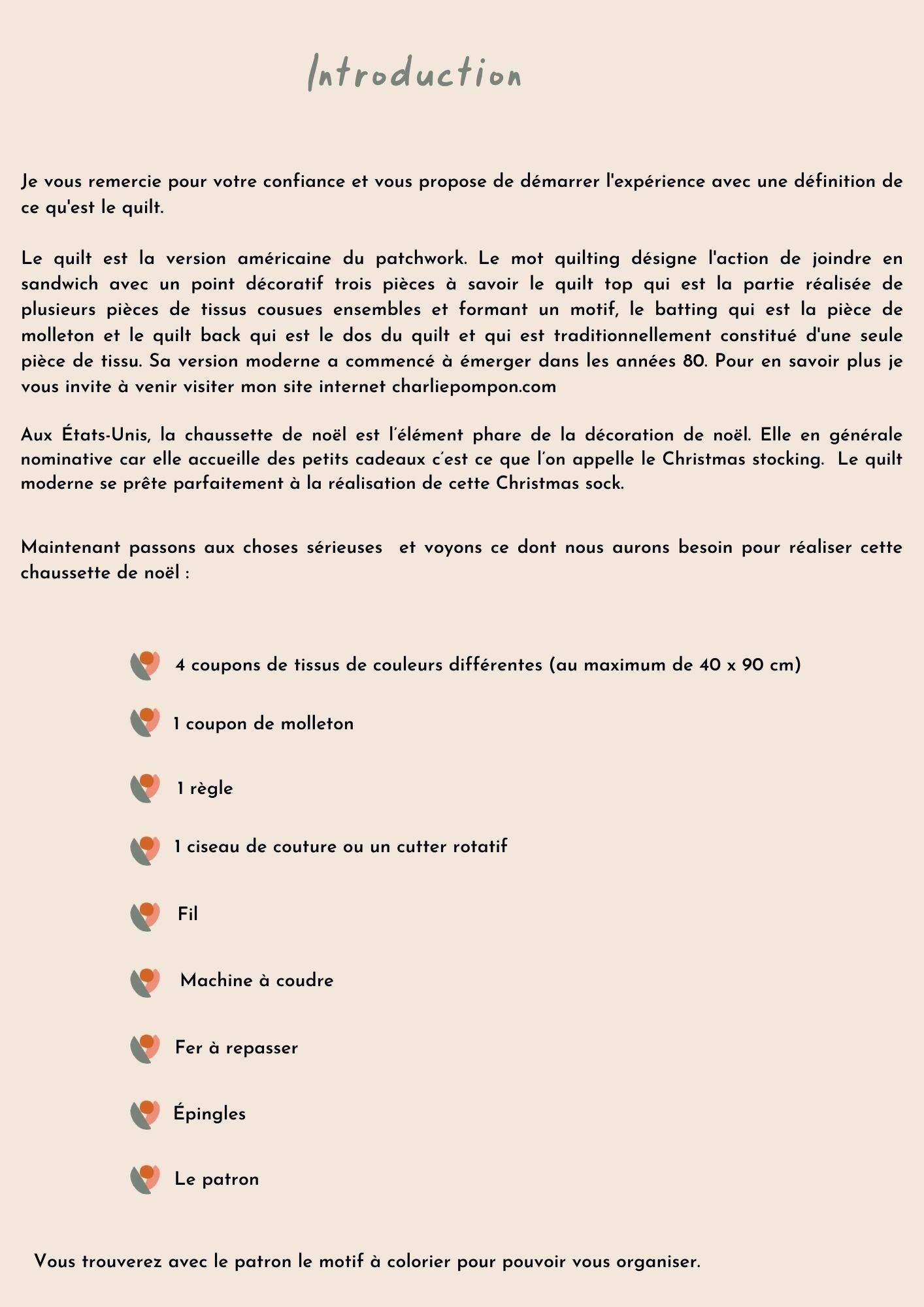 Tuto Chaussette de noël sapin