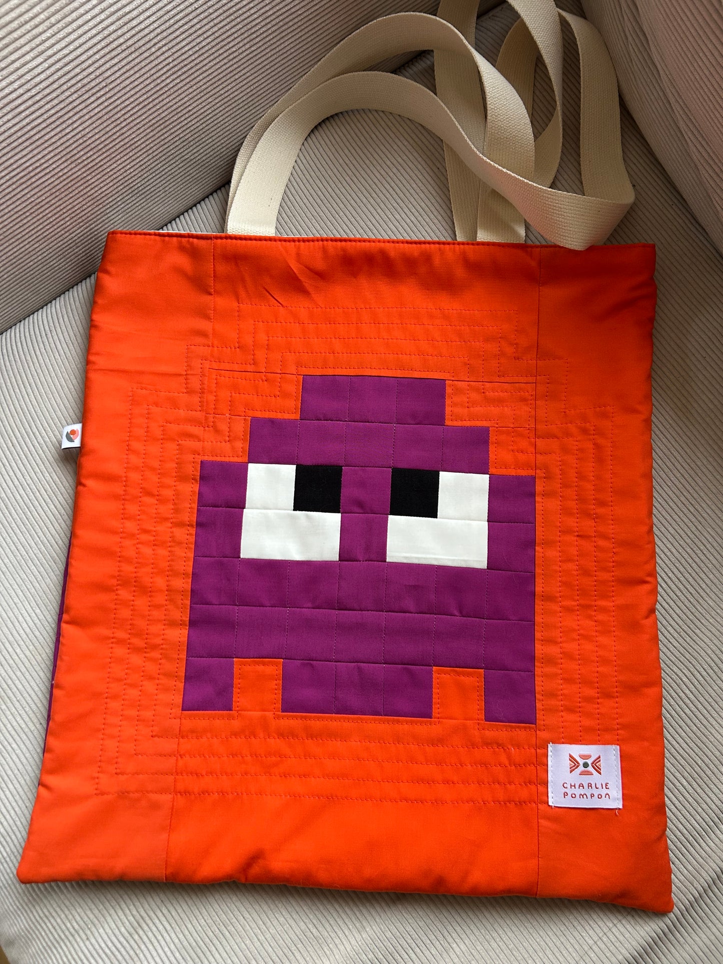 Tote bag pixel art