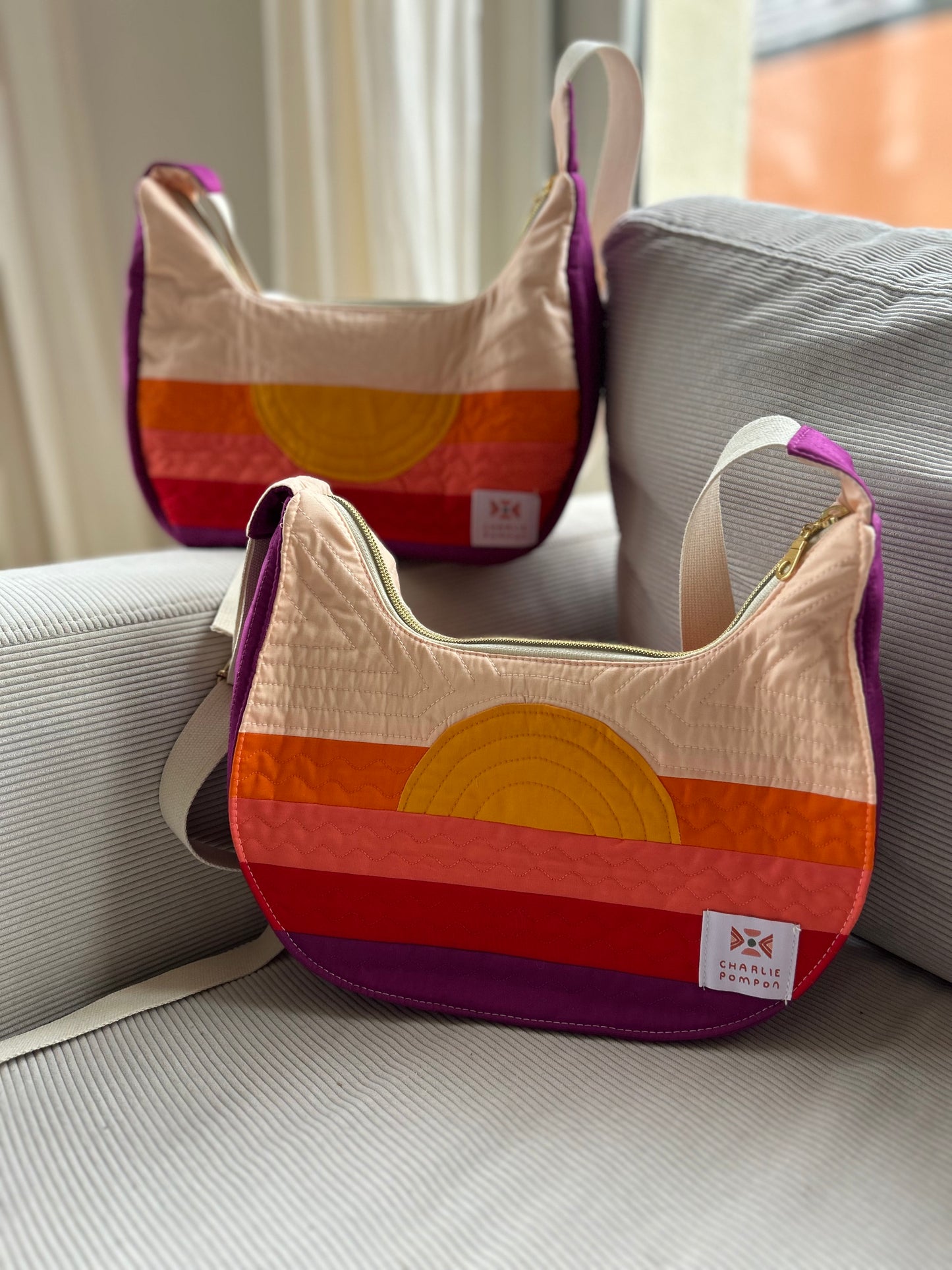 Kit de quilt moderne - Half moon California